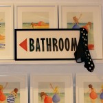 Bathroom 2016 - Baddamer i akvarell av Anita Tingskull