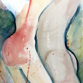 "Nära" akvarell av Anita Tingskull
